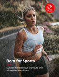 Mpow Flame2 Bluetooth Headphones Sport, 12Hrs & Bluetooth 5.0 Wireless Sport Earphones, IPX7 Waterproof Running Headphones w/CVC 6.0 Black