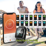Updated 2019 Version Smart Watch for Android iOS Phone, Activity Fitness Tracker Watches Health Exercise Smartwatch with Heart Rate, Sleep Monitor