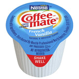 Nestle Coffee-mate Coffee Creamer, French Vanilla, liquid creamer singles, 180 Count (Pack of 1)