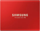 Samsung T5 Portable SSD - 500GB - Metallic Red - USB 3.1 External SSD (MU-PA500R/WW)
