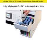 Epson EcoTank ET-2760 Wireless Color All-in-One Cartridge-Free Supertank Printer with Scanner and Copier