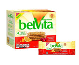 belVita Breakfast Biscuits, Cranberry Orange Flavor, 30 Packs (4 Biscuits Per Pack)