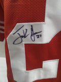 Frank Gore Signed San Francisco 49ers White Autographed Jersey Novelty