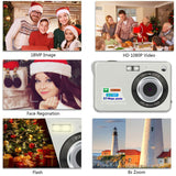 HD Mini Digital Cameras for Kids Teens Beginners,Point and Shoot Digital Video Cameras-Birthday&Christmas Gift
