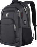 Laptop Backpack,Business Travel Anti Theft Slim Durable Laptops Backpack with USB Charging Port,Water Resistant College School Computer Bag