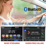BOSS Audio BV9358B Car DVD Player - Double Din, Bluetooth Audio and Calling, 6.2 Inch LCD Touchscreen Monitor, MP3 Player, CD, DVD, Wma, USB, SD