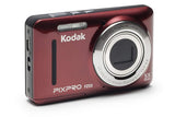 Kodak PIXPRO Friendly Zoom FZ53-RD 16MP Digital Camera with 5X Optical Zoom and 2.7" LCD Screen (Red)