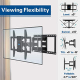 Mounting Dream Full Motion TV Mount Wall Bracket TV Wall Mounts for 42-75 Inch TV, Premium TV Bracket