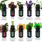 Ultimate Aromatherapy Diffuser & Essential Oil Set - Ultrasonic Diffuser & Top 10 Essential Oils - 300ml Diffuser