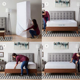 LUCID 10 Inch Latex Foam Mattress - Ventilated Design - CertiPUR-US Certified Foam