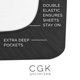 Twin Size Sheet Set - 4 Piece Set - Hotel Luxury Bed Sheets - Extra Soft Bed Sheets - Deep Pocket Bed Sheets - Easy Fit - Twin Bed Sheets