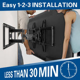 Mounting Dream Full Motion TV Mount Wall Bracket TV Wall Mounts for 42-75 Inch TV, Premium TV Bracket