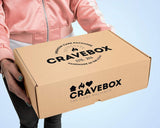 CraveBox Care Package (45 Count) Snacks Cookies Bars Chips Candy Ultimate Variety Gift Box Pack Assortment Basket Bundle Mixed Bulk Sampler Treats