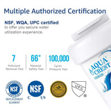 AQUACREST MWF Refrigerator Water Filter, NSF 53&42 Certified to Reduce 99% of Lead, Cyst & More