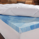 Sleep Innovations Gel Memory Foam 4-inch Dual Layer Mattress Topper