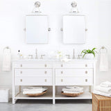 Pinzon 6 Piece Blended Egyptian Cotton Bath Towel Set - White