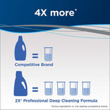 Bissell 78H63 Deep Clean Pro 2X Deep Cleaning Concentrated Carpet Shampoo, 48 ounces - Silver