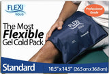 FlexiKold Gel Ice Pack (Standard Large: 10.5" x 14.5") - One (1) Reusable Cold Therapy Pack