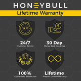HoneyBull Fogless Shower Mirror for Shaving | Shatterproof with Suction, Swivel & Razor Hook