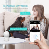 heimvision HM203 1080P Security Camera with Smart Night Vision/Ptz/Two-Way Audio, 2.4GHz Wireless Home Surveillance IP Camera for Baby/Elder/Pet