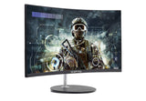 Sceptre 24" Curved 75Hz Gaming LED Monitor Full HD 1080P HDMI VGA Speakers, VESA Wall Mount Ready Metal Black 2019 (C248W-1920RN)
