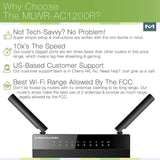 Medialink AC1200 Wireless Gigabit Router - Gigabit (1000 Mbps) Wired Speed & AC 1200 Mbps