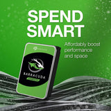Seagate BarraCuda 2TB Internal Hard Drive HDD – 3.5 Inch SATA 6Gb/s 7200 RPM 256MB Cache 3.5-Inch