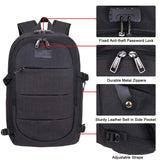 College Laptop Backpack Water Resistant Anti-Theft Bag with USB Charging Port and Lock 14/15.6 Inch Computer Business Backpacks for Women Men