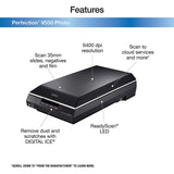 Epson Perfection V550 Color Photo, Image, Film, Negative & Document Scanner with 6400 dpi (Renewed)