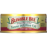 BUMBLE BEE PRIME FILLET Tonno in Olive Oil, Canned Tuna in Olive Oil, Gluten Free Food, High Protein Snacks, Bulk Snacks, 5 Ounce Can (Pack of 12)