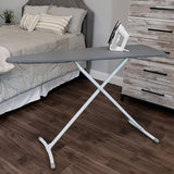 Homz Contour Sold Grey Cover Stable Ironing Board Standard Charcoal