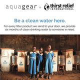Aquagear Pitcher Replacement Water Filter – Removes Fluoride & Lead – 150 Gallon Capacity Filter