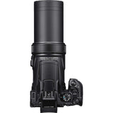Nikon COOLPIX P1000 Digital Camera (Black) 26522 + 128GB 4K AOM Pro Kit: International Version (1 Year AOM Warranty)