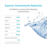 AQUACREST MWF Refrigerator Water Filter, NSF 53&42 Certified to Reduce 99% of Lead, Cyst & More