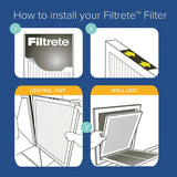 Filtrete 16x25x1, AC Furnace Air Filter, MPR 1000, Micro Allergen Defense, 2-Pack