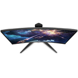 AOC C24G1 24" Curved Frameless Gaming Monitor, FHD 1080p, 1500r VA Panel, 1ms MPRT 144Hz, FreeSync, DP/HDMI/VGA, Height Adjustable, VESA