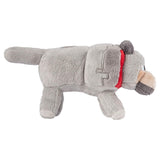 JINX Minecraft Wolf Plush Stuffed Toy (Grey, 15" Long)