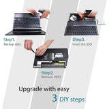 Silicon Power 256GB SSD 3D NAND A55 SLC Cache Performance Boost SATA III 2.5" 7mm (0.28") Internal Solid State Drive