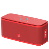 DOSS SoundBox Bluetooth Speaker, Portable Wireless Bluetooth 4.0 Touch Speakers - red