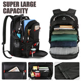 Travel Backpacks for Men, Extra Large College School Laptop Bookbags with USB Charging Port,TSA Friendly Water Resistant Business Computer Bag
