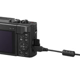 PANASONIC LUMIX DC-ZS70K, 20.3 Megapixel, 4K Digital Camera, Touch Enabled 3-inch 180 Degree Flip-front Display, 30X LEICA DC VARIO-ELMAR Lens(Black)