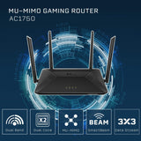 D-Link AC1750 Wifi Router, Gigabit Router for 4K Streaming and Gaming, Smart Dual Band, MU-Mimo