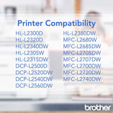 Brother Genuine TN660 High Yield Black Toner Cartridge