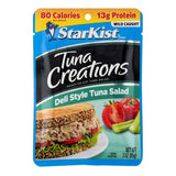 StarKist Tuna Creations Deli Style Tuna Salad – 3 oz. Pouch, Pack of 24 – Ready to Eat Tuna Salad with 13g of Protein and 80 Calories Per Pouch