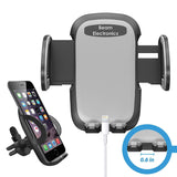 Beam Electronics Universal Smartphone Car Air Vent Mount Holder Cradle