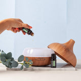 Ultimate Aromatherapy Diffuser & Essential Oil Set - Ultrasonic Diffuser  - 300ml Diffuser with 4 Timer & 7 Ambient Light Settings - Lavender