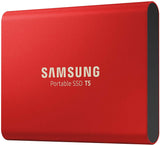 Samsung T5 Portable SSD - 500GB - Metallic Red - USB 3.1 External SSD (MU-PA500R/WW)