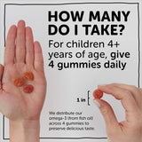 SmartyPants Kids Formula Daily Gummy Vitamins: Gluten Free, Multivitamin & Omega 3 Fish Oil (DHA/EPA), Methyl B12, Vitamin D3, Vitamin B6