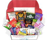 Healthy Vegan Snack Assortment Care Package - Popcorn, Chips, Puffs, Nuts, Bars, Fruit Snacks (24 Count)