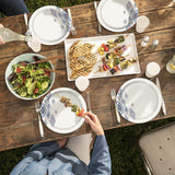 Dixie Everyday Paper Plates,10 1/16" Plate, 220 Count, Amazon Exclusive Design, 5 Packs of 44 Plates, Dinner Size Printed Disposable Plates